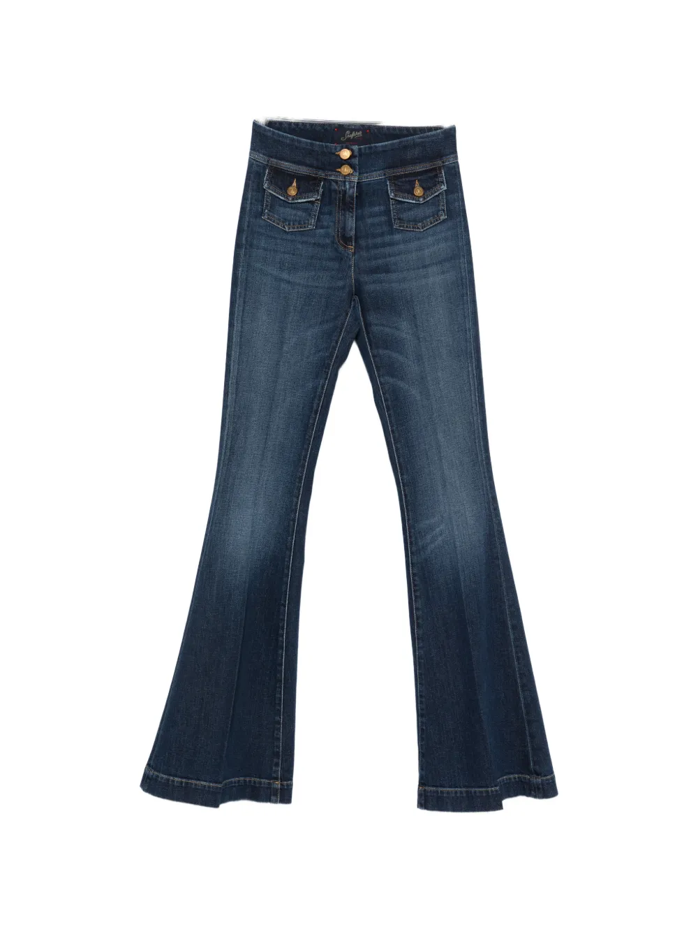 Seafarer flap-pocket jeans - Blu