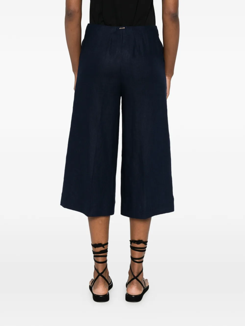 TWINSET Broek met borduurwerk Blauw
