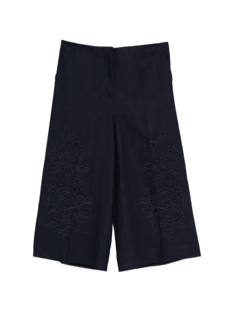 TWINSET Pantaloni con ricamo