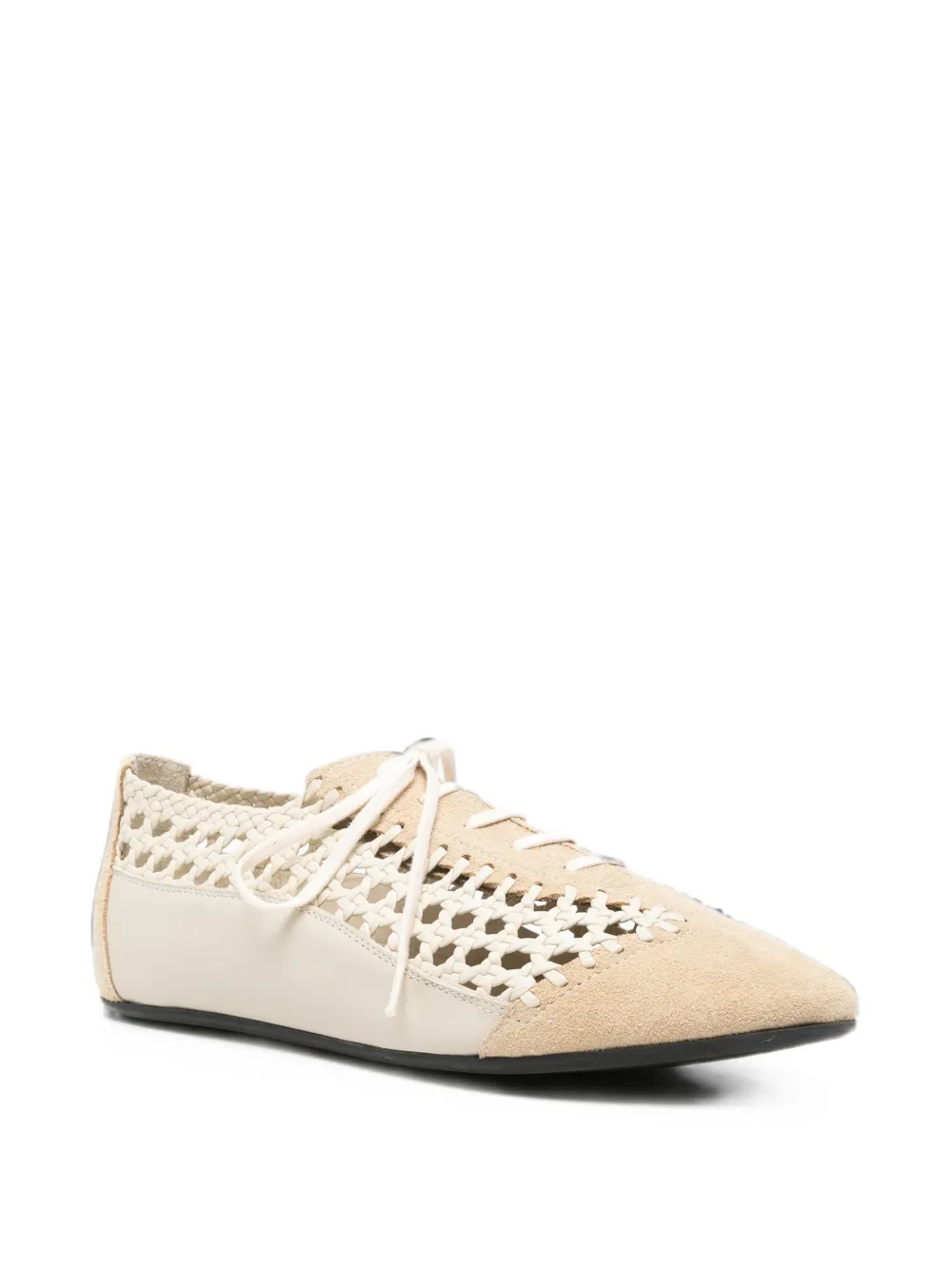 Hereu Leren sneakers Beige