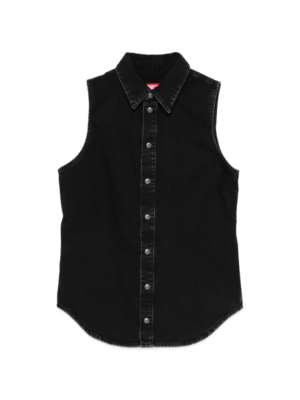 Diesel sleeveless denim shirt - Nero