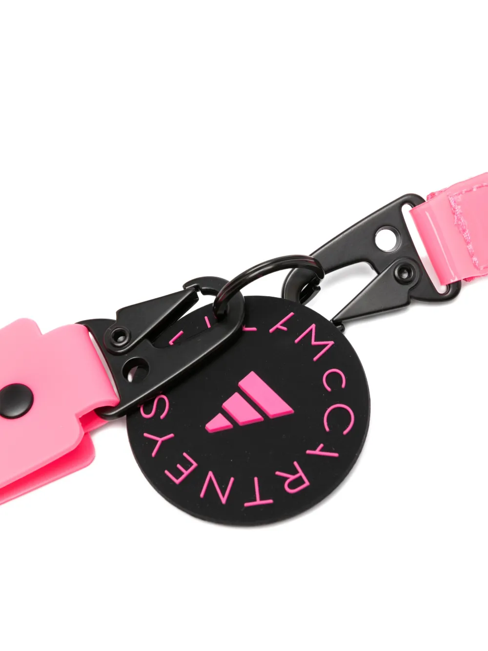  Adidas Ribbed Logo Keyring - Pink 