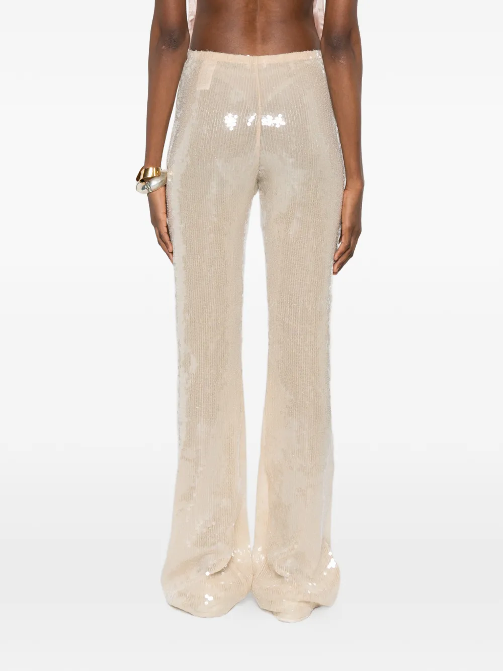 Oséree Broek met pailletten Beige