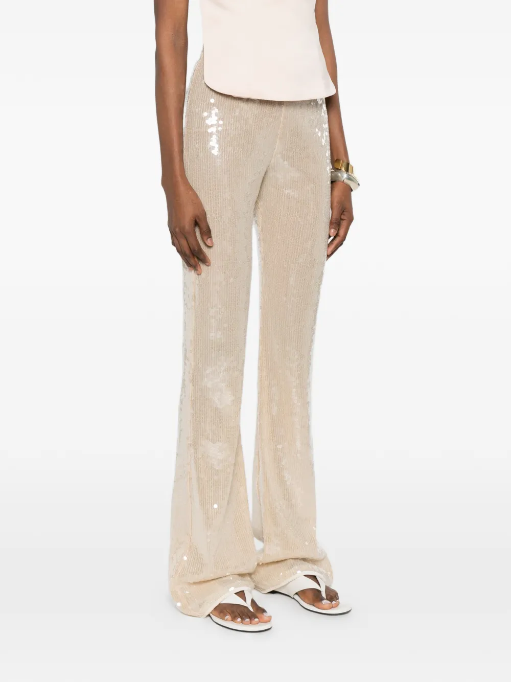 Oséree Broek met pailletten Beige