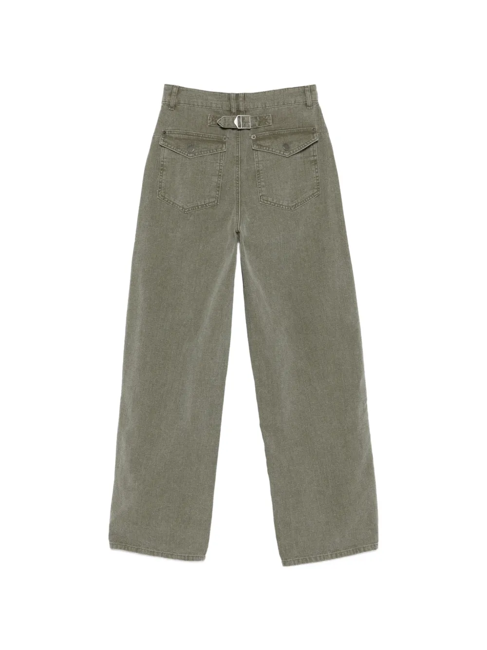 Soeur Hunter Buckle Trousers - Green 