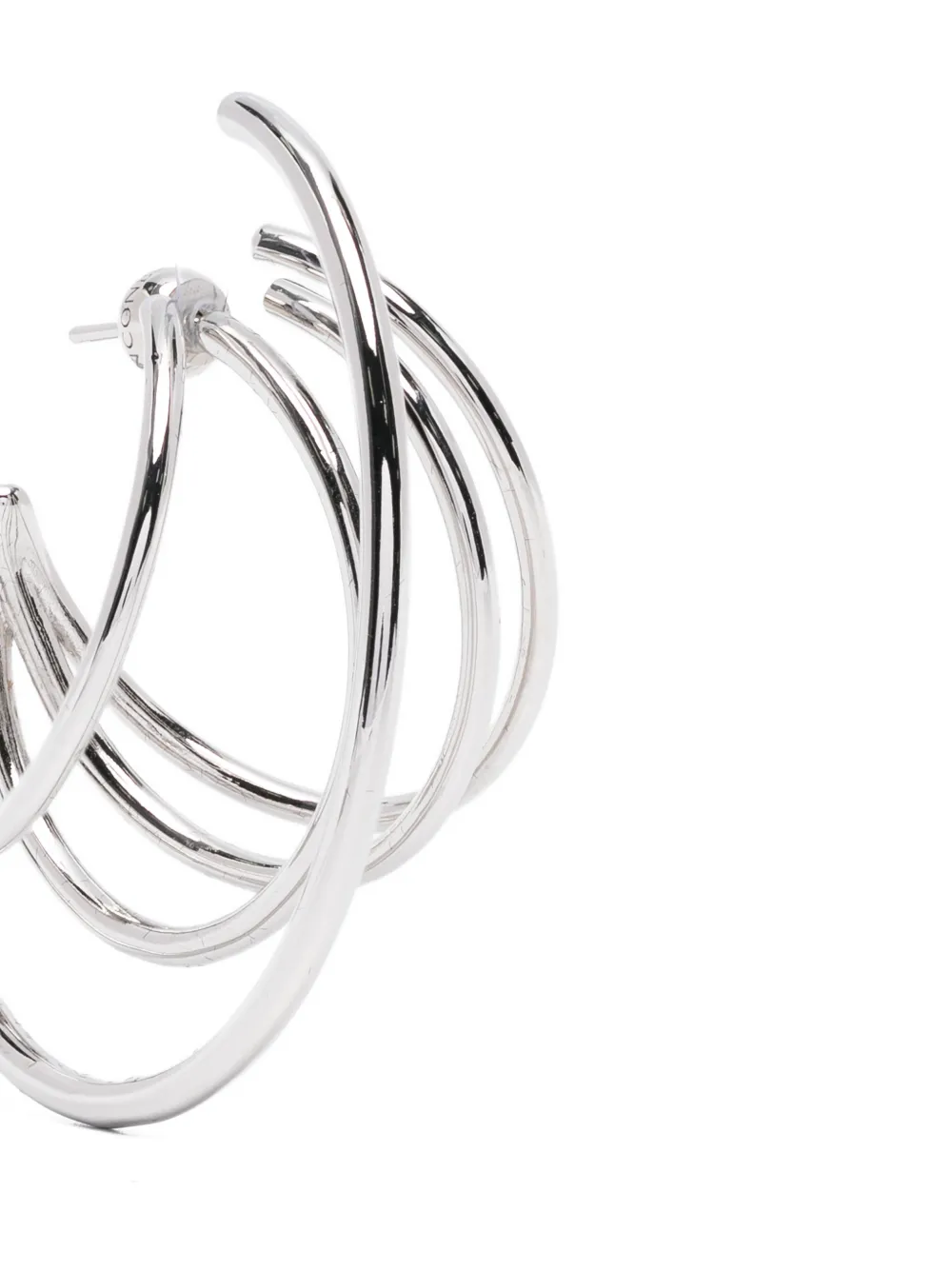  Panconesi Large Orbit Earrings - Silver 