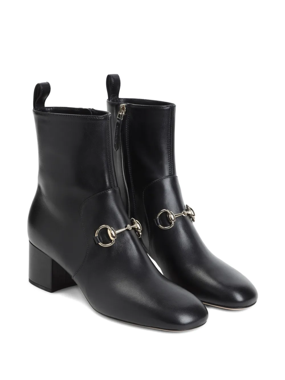 Gucci Horsebit enkellaarzen Zwart