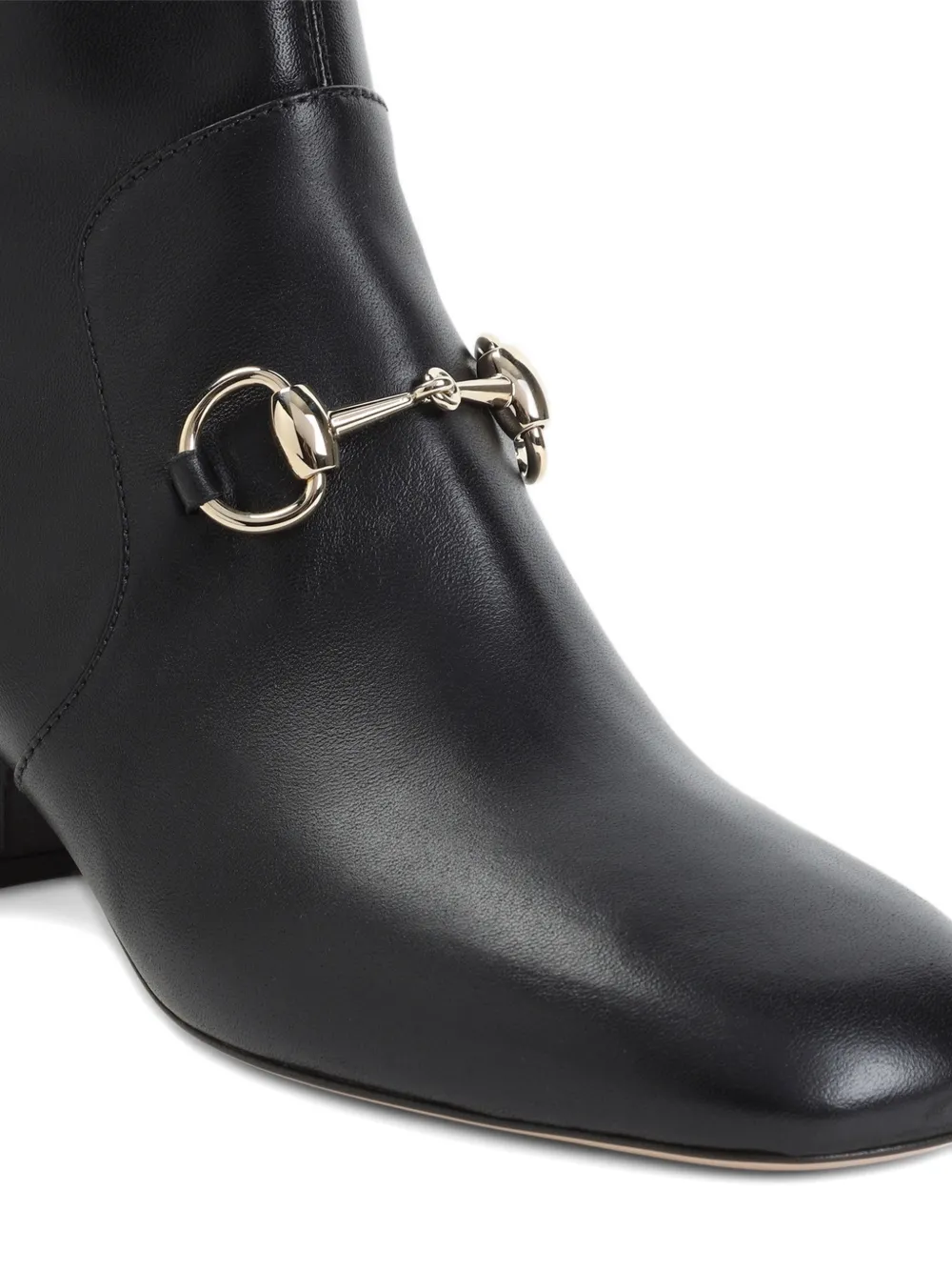 Gucci Horsebit enkellaarzen Zwart