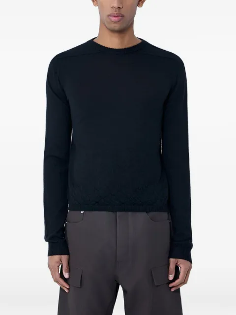 Rick Owens ribbed crew-neck sweater