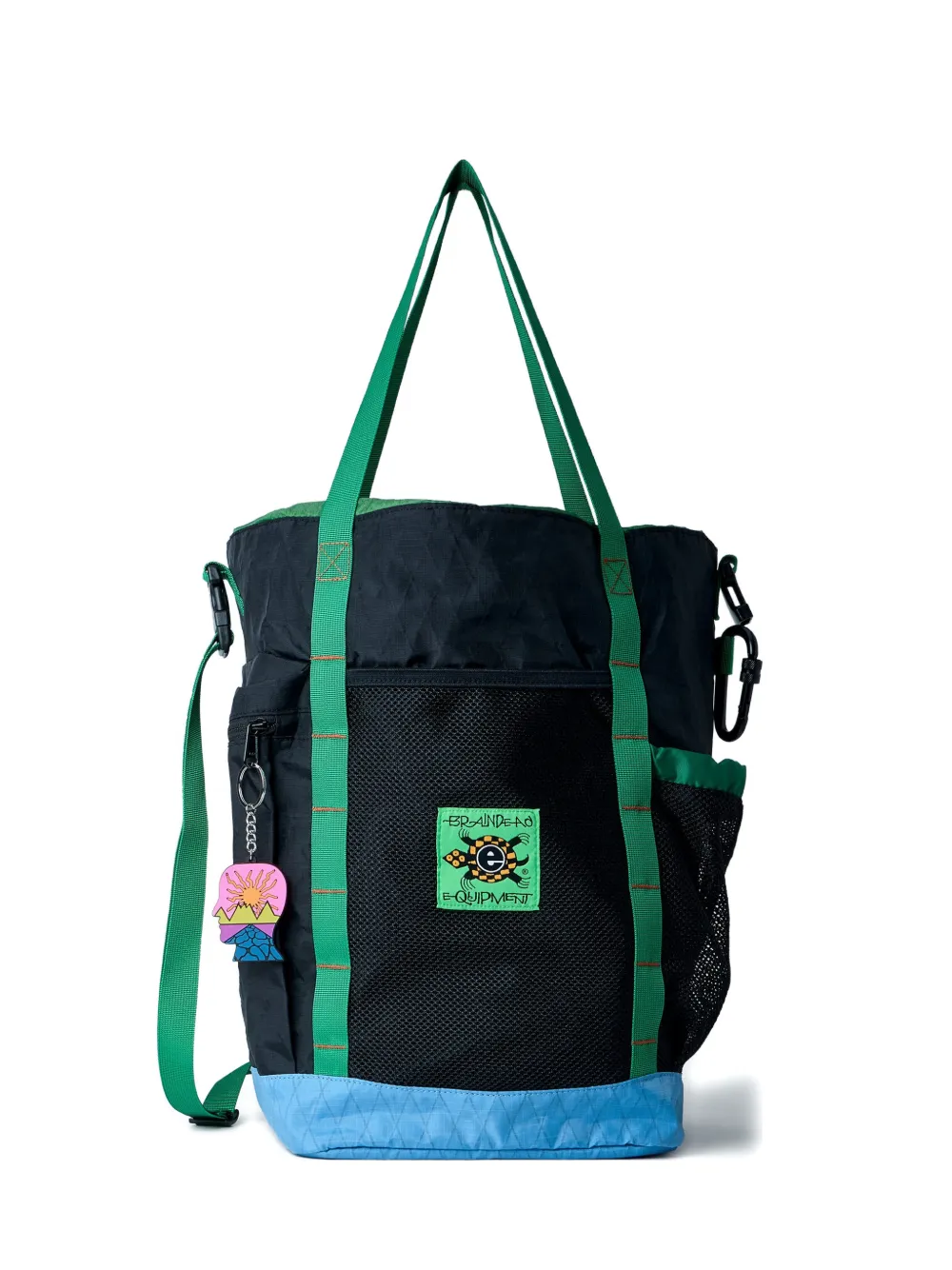 Brain Dead mesh pocket functional tote bag - Nero