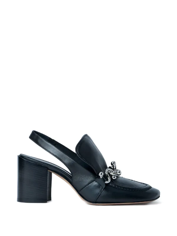Sportmax Square-toe Heeled Pumps in Black