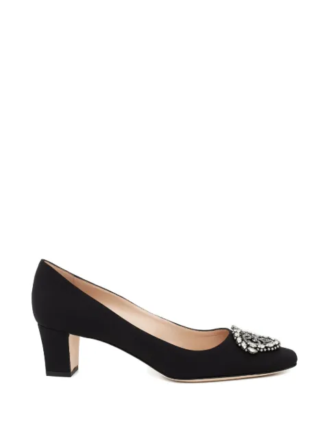 Manolo Blahnik Okkato embellished pumps