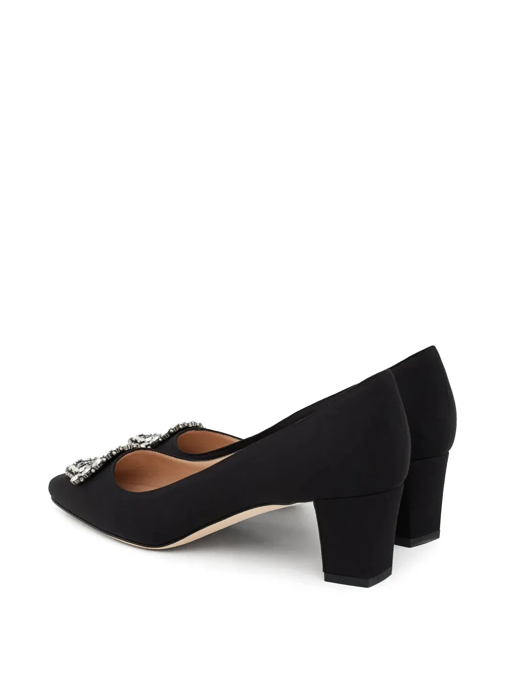 Manolo Blahnik Okkato verfraaide pumps Zwart