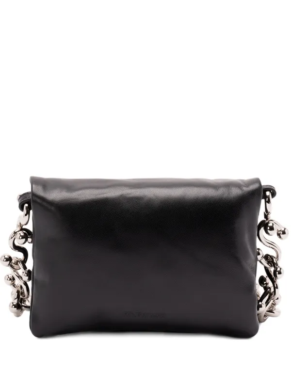 Sportmax Mini Softy Chain-strap Shoulder Bag in Black