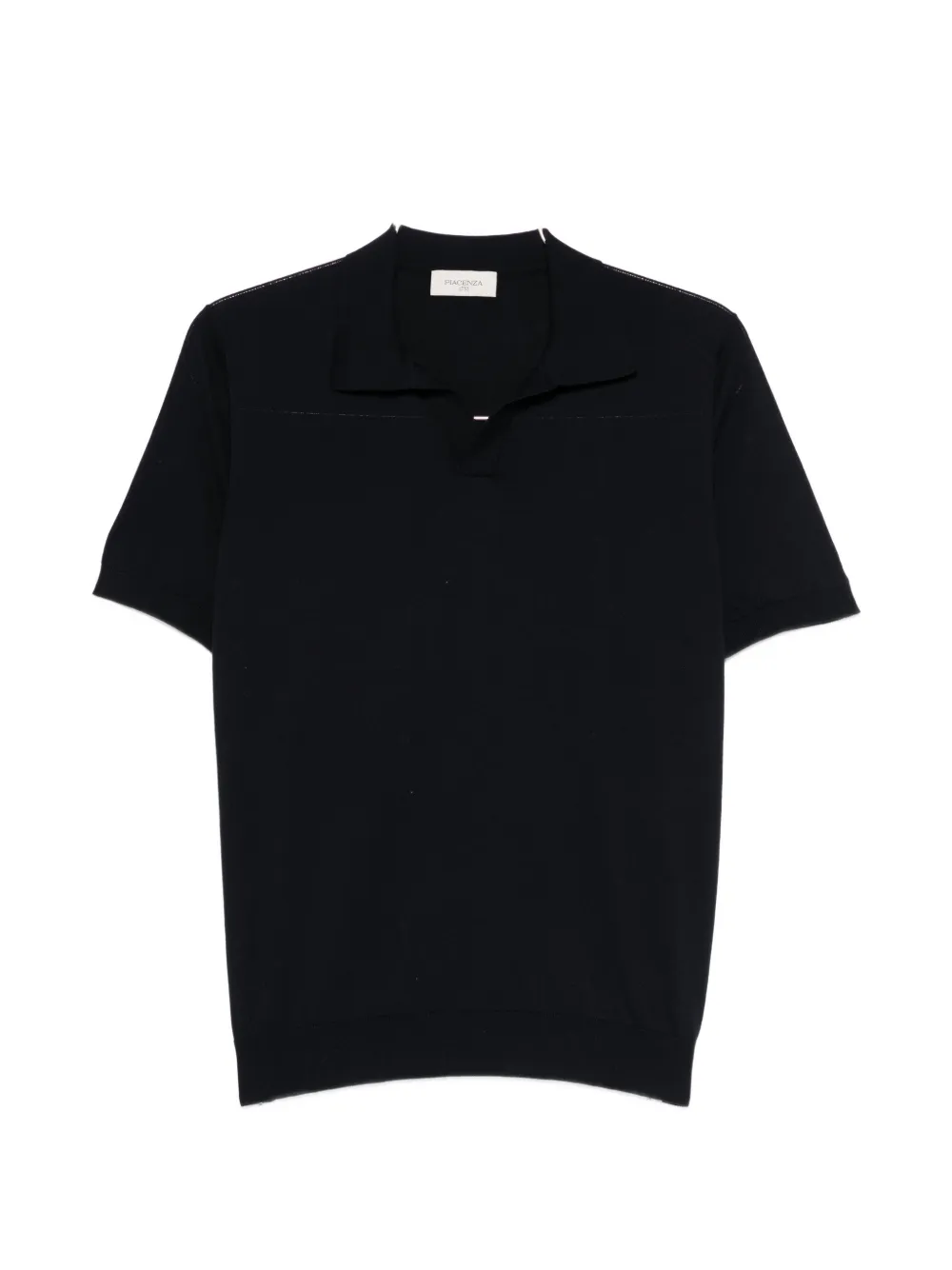 Piacenza Cashmere Sailor cotton polo shirt - Blu