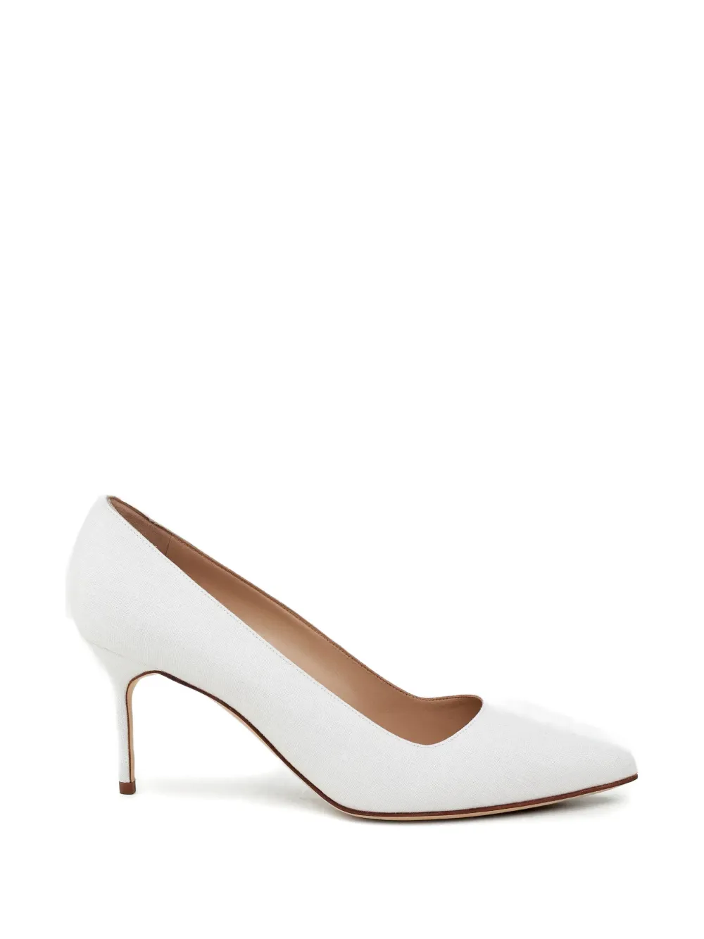 Manolo Blahnik Pumps met puntige neus Wit