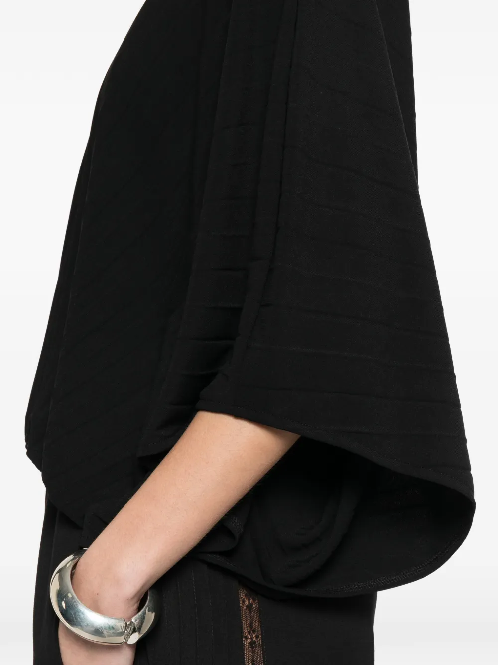 TWINSET Blouse met korte mouwen Zwart