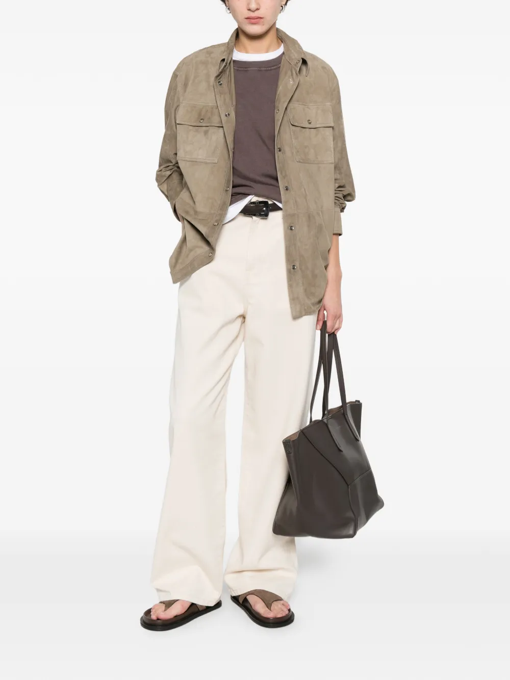 Pocket Leather Shirt