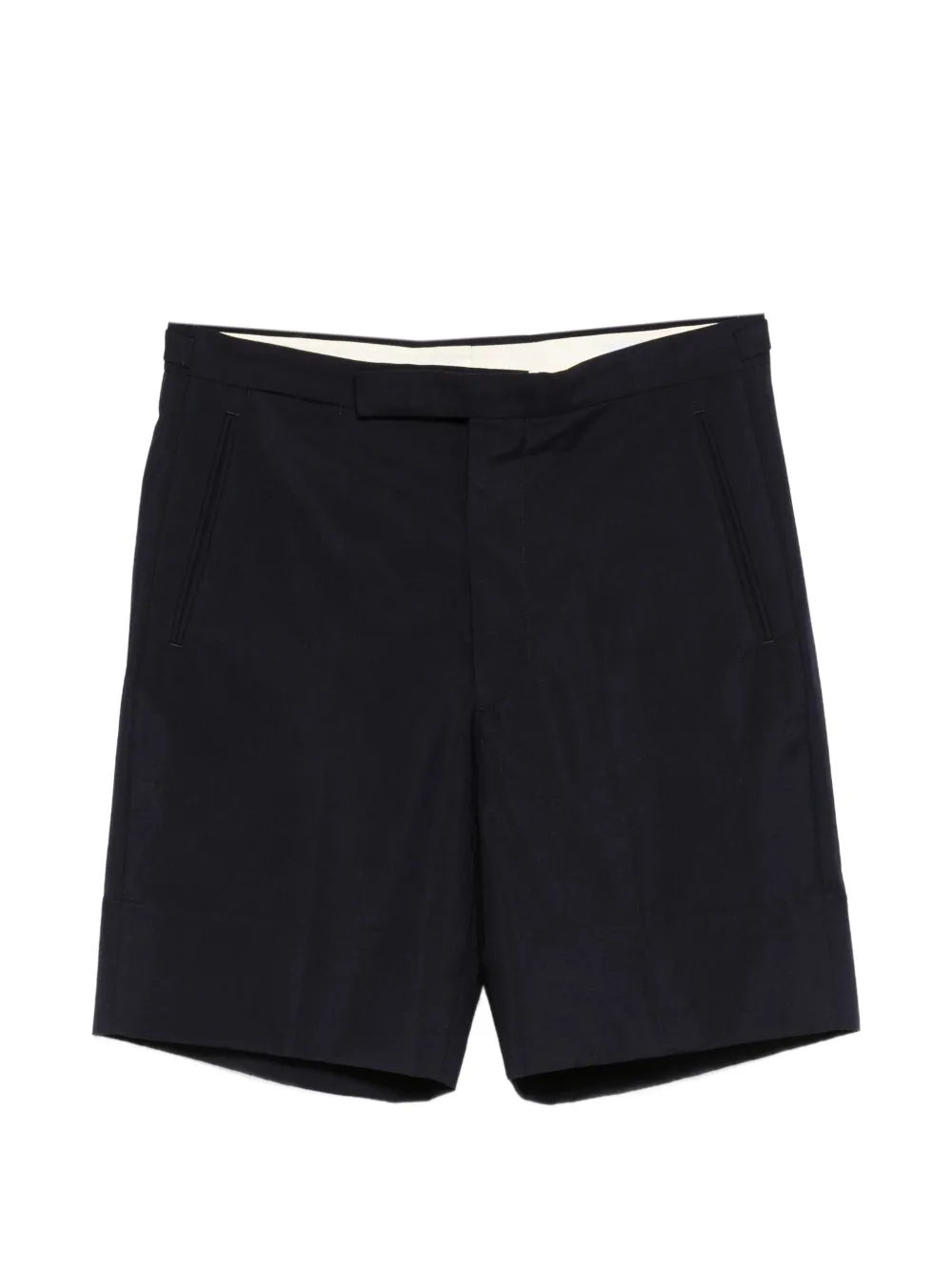 Prada triangle-logo shorts - Blau