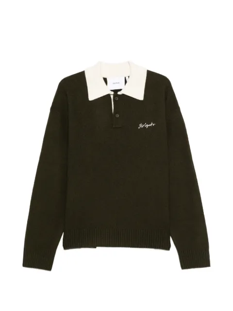 Axel Arigato long-sleeve polo sweater
