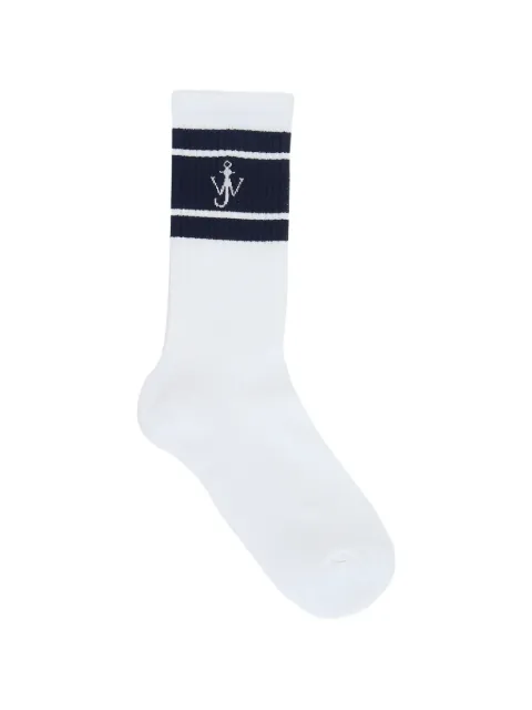 JW Anderson logo print socks