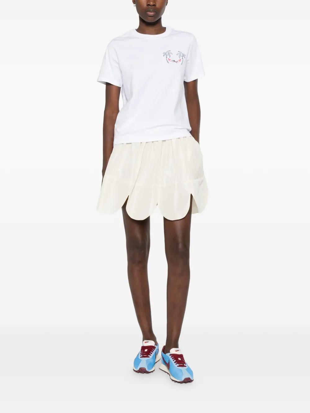 Palm-Embroidery T-Shirt