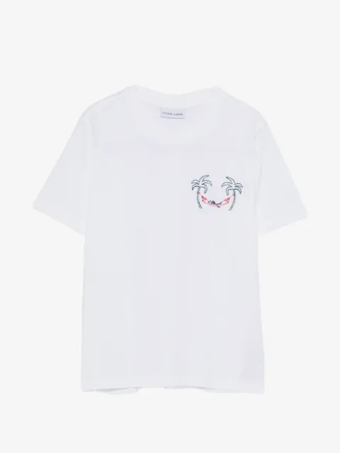 Maison Labiche t-shirt med palmbrodyr