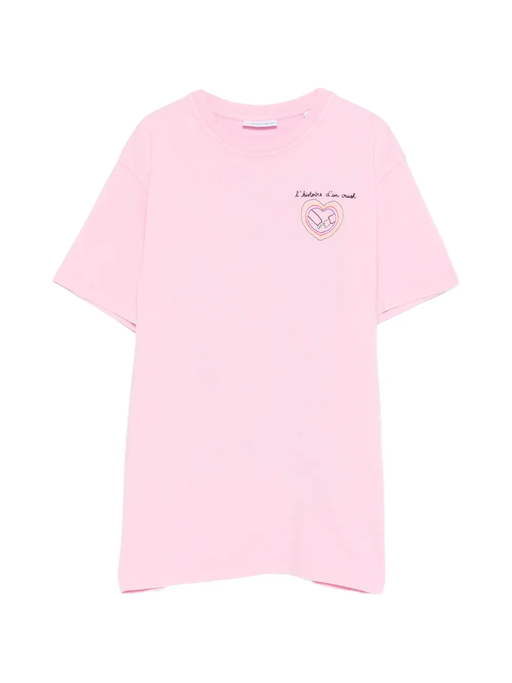 Maison Labiche lettering T-shirt - Rosa