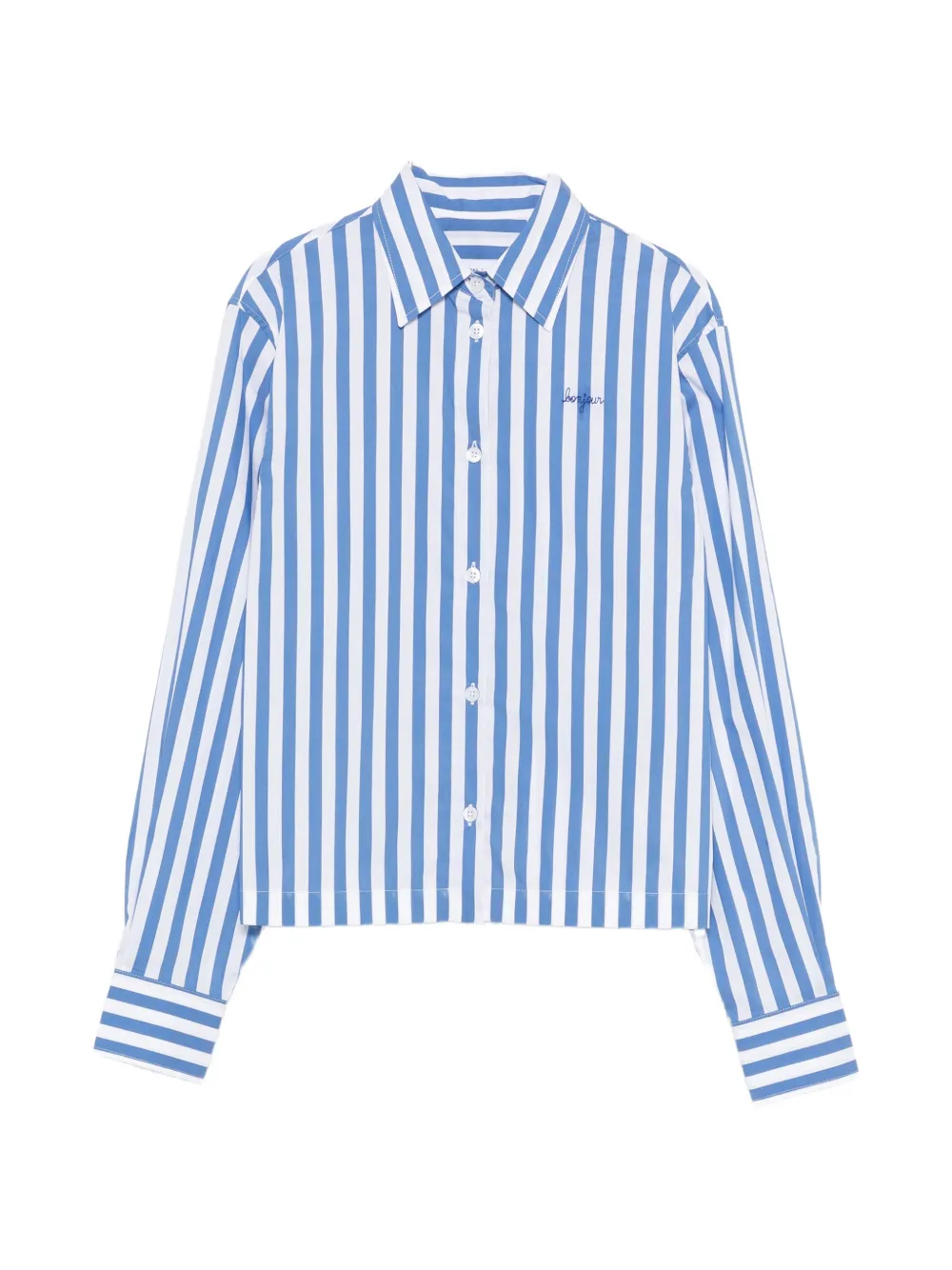 Maison Labiche striped-pattern shirt - Blu