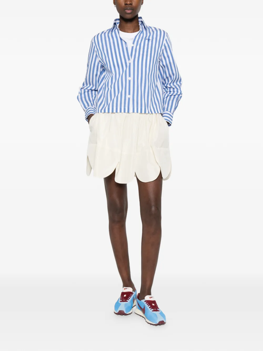  Maison Labiche Striped-pattern Shirt - Blue 