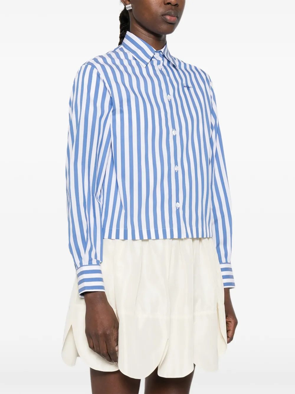  Maison Labiche Striped-pattern Shirt - Blue 