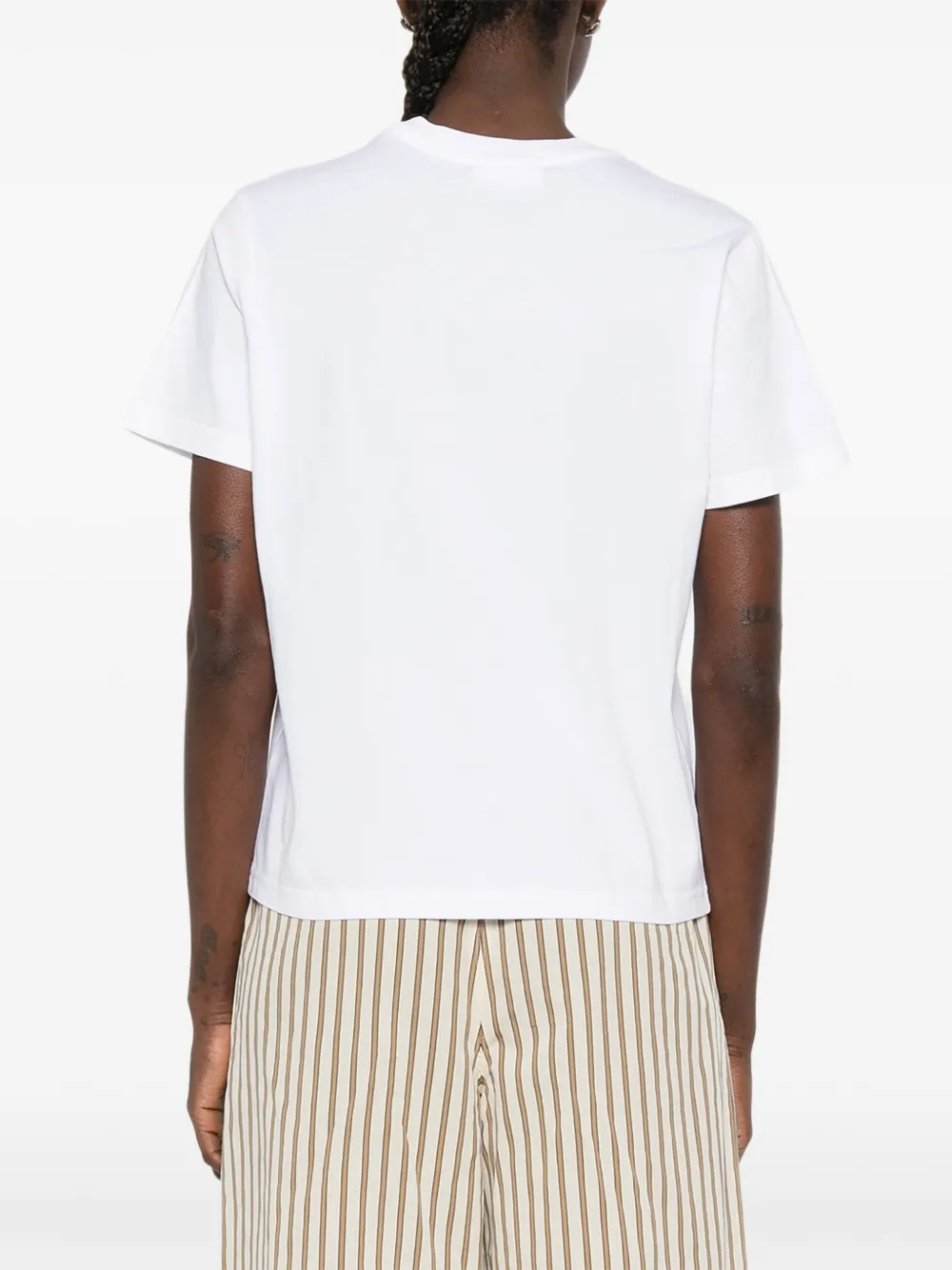 Maison Labiche T-shirt met tekst Wit