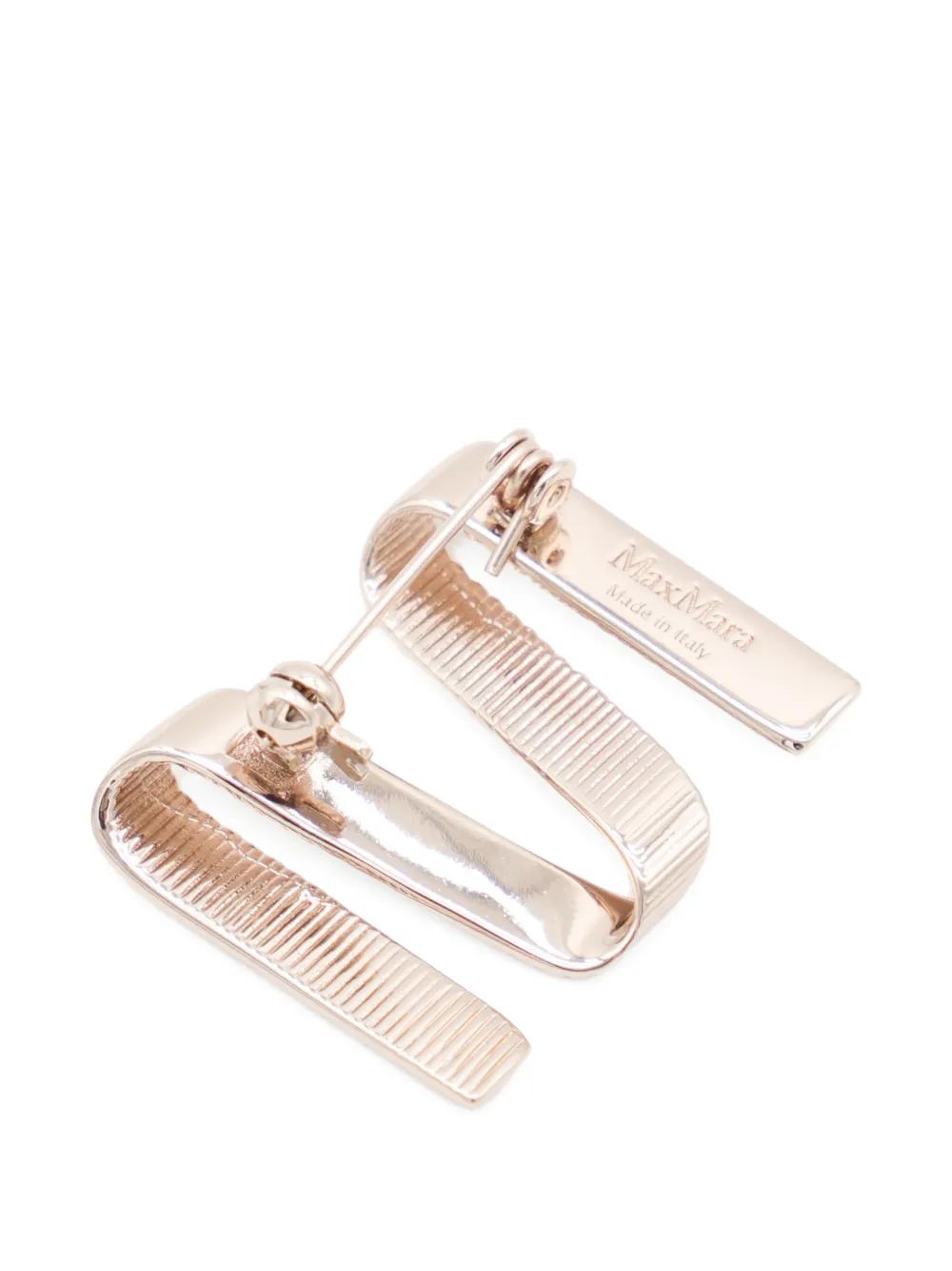  Max Mara Broche Con Letra M - Dorado 