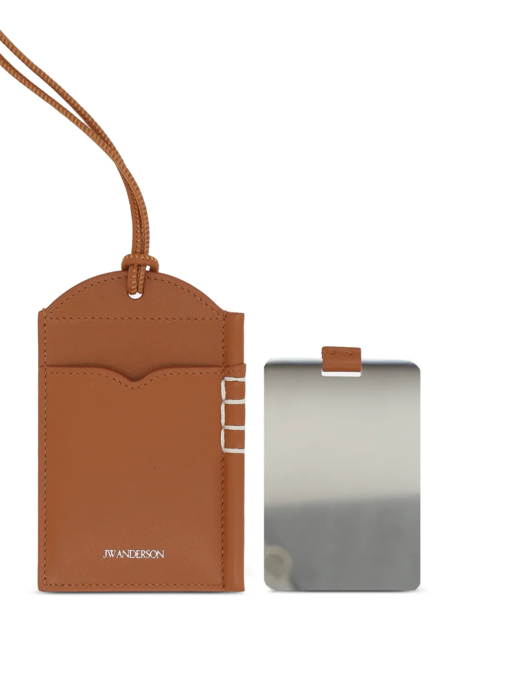 JW Anderson Leren hoes met spiegel Bruin