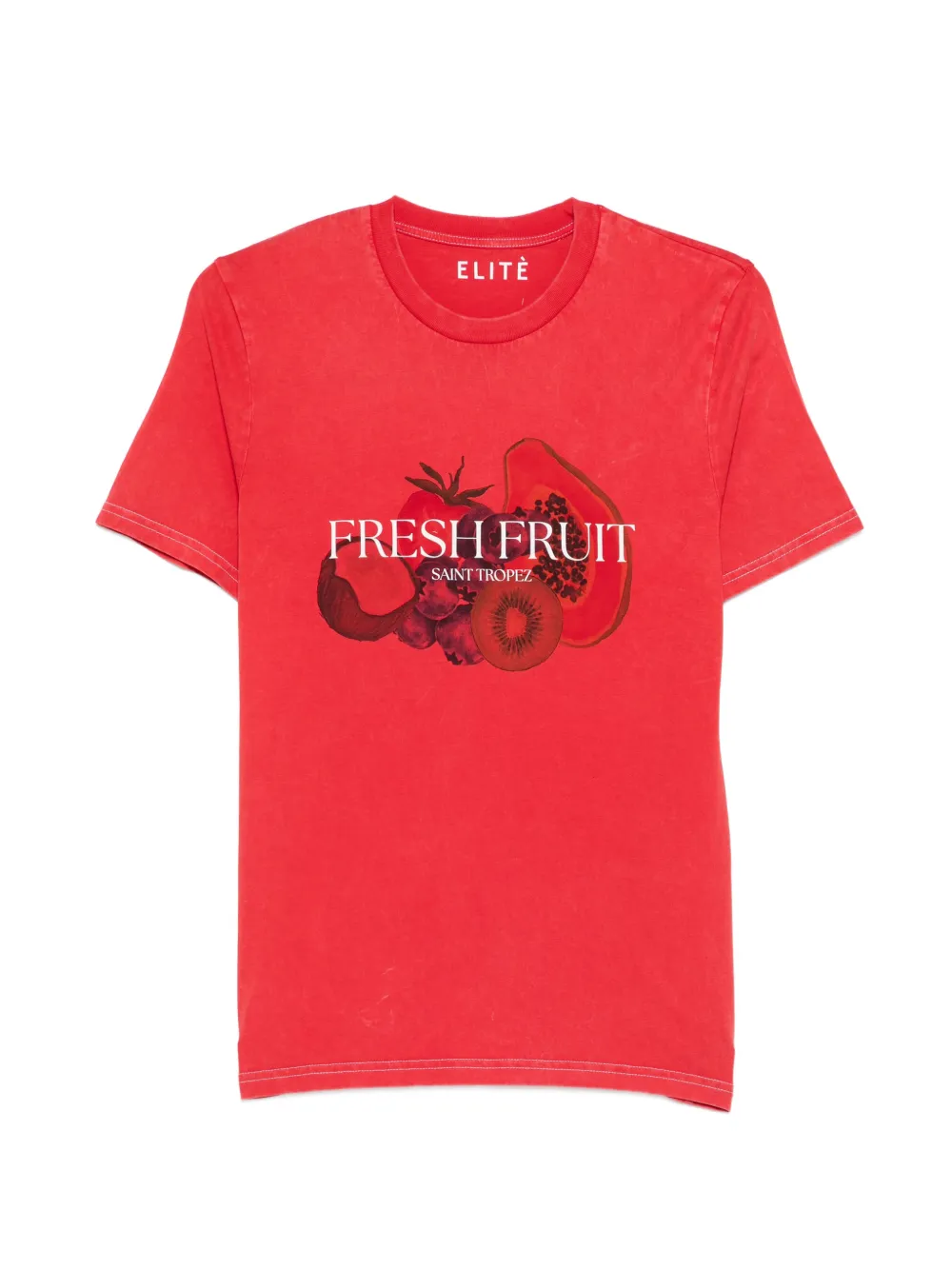 Elite T-shirt con stampa - Rosso