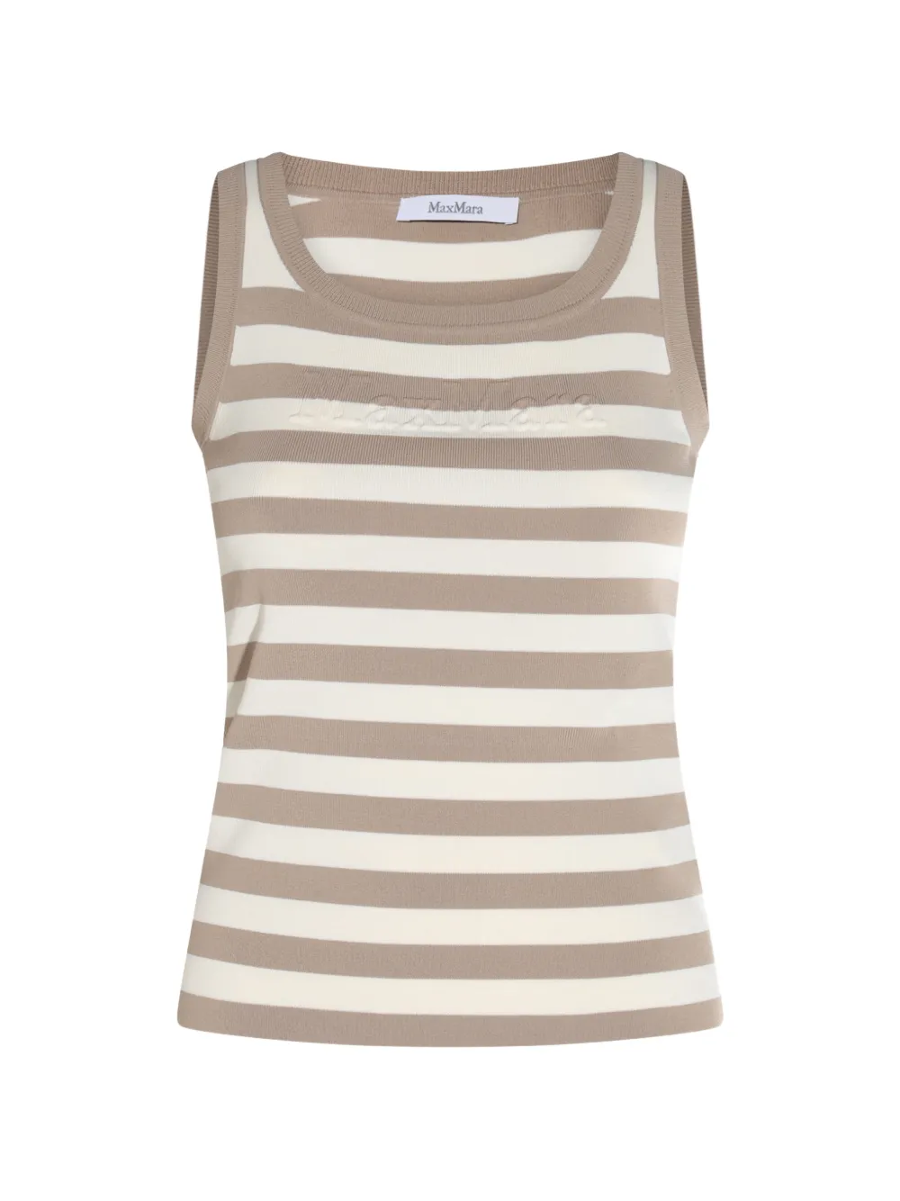Max Mara Top a righe - Toni neutri