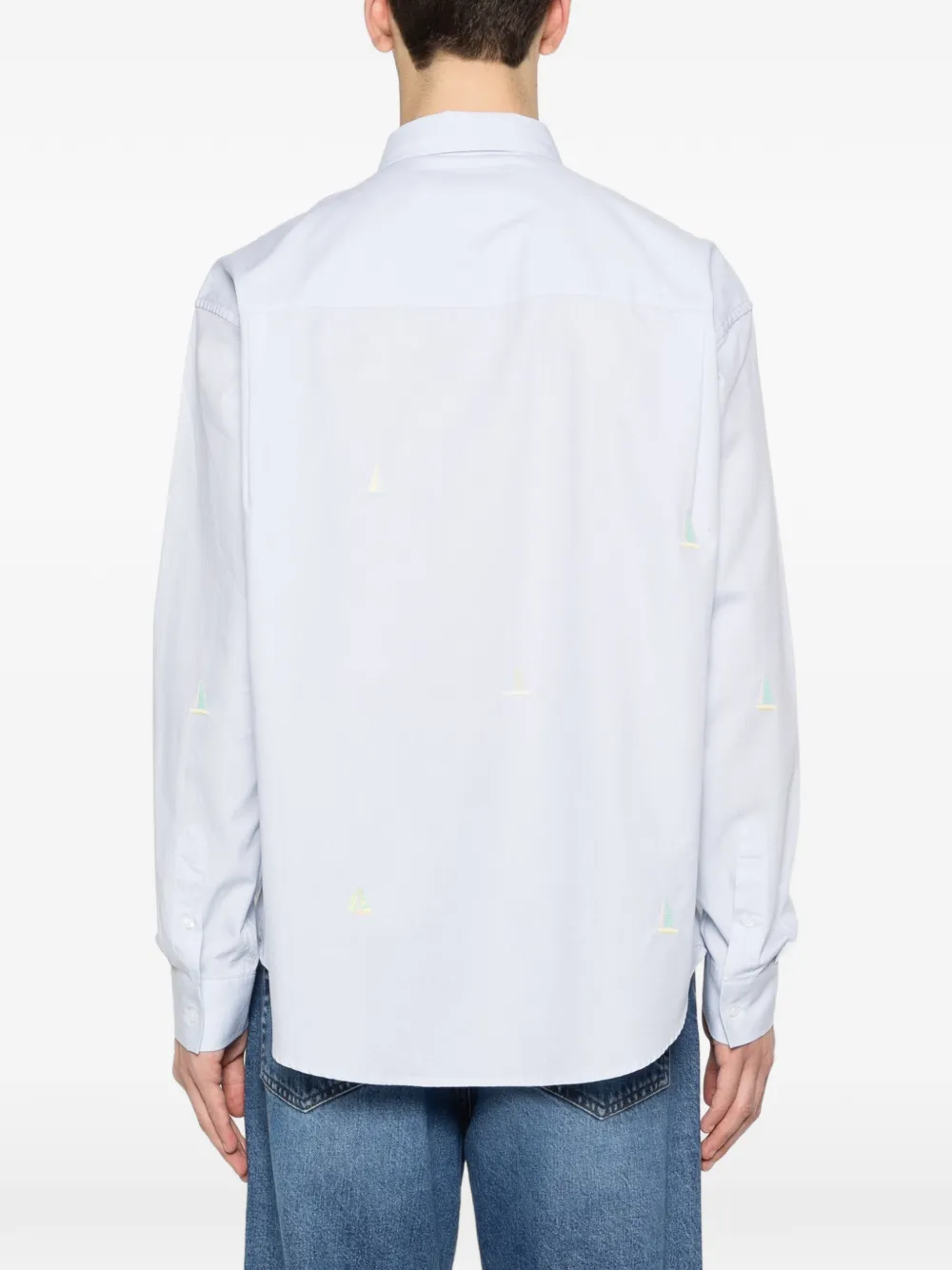 Breteuil Sailboat-Embroidered Shirt