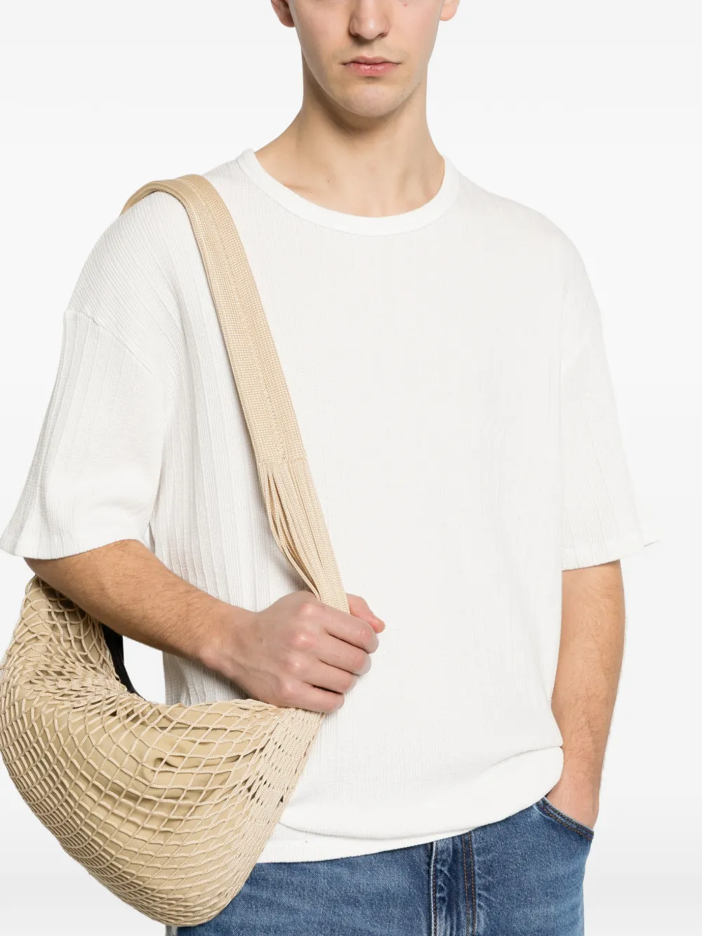 Maison Labiche Ziem gebreid T-shirt Wit