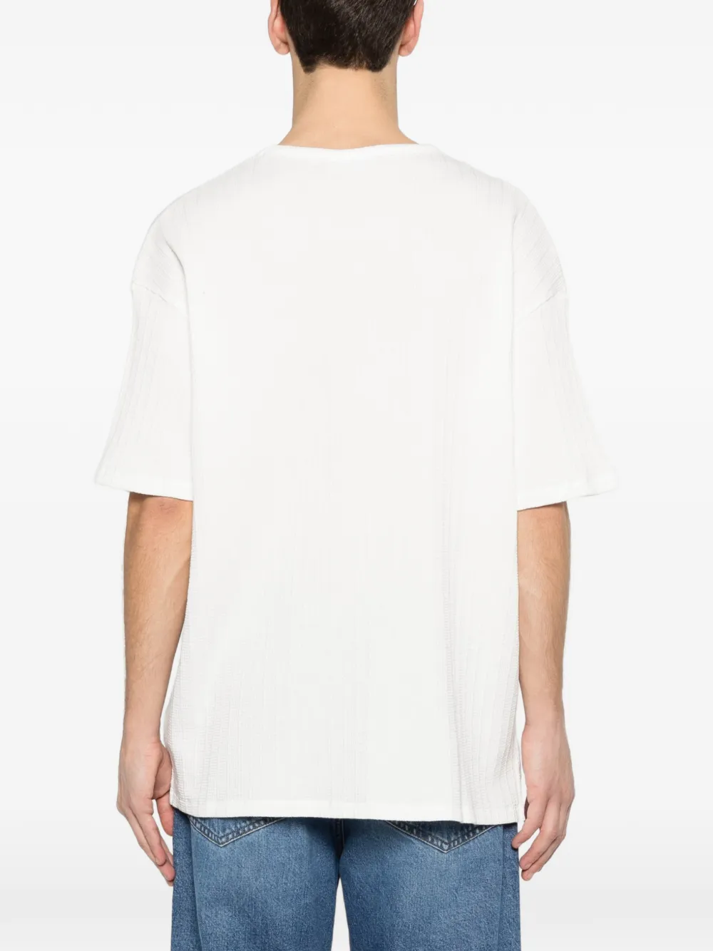 Maison Labiche Ziem gebreid T-shirt Wit