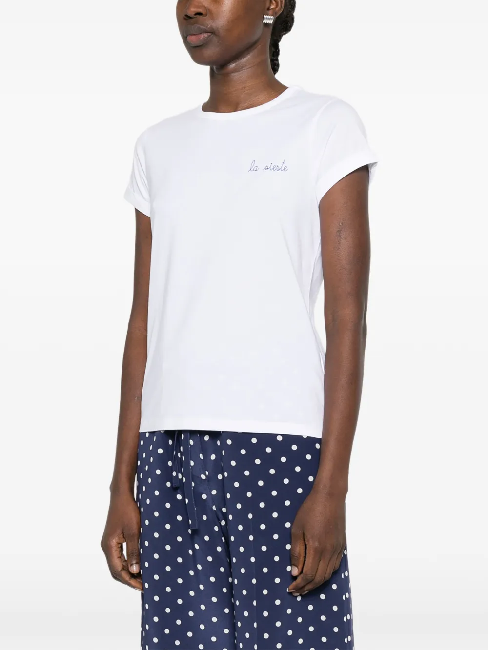  Maison Labiche Lettering T-shirt - White 