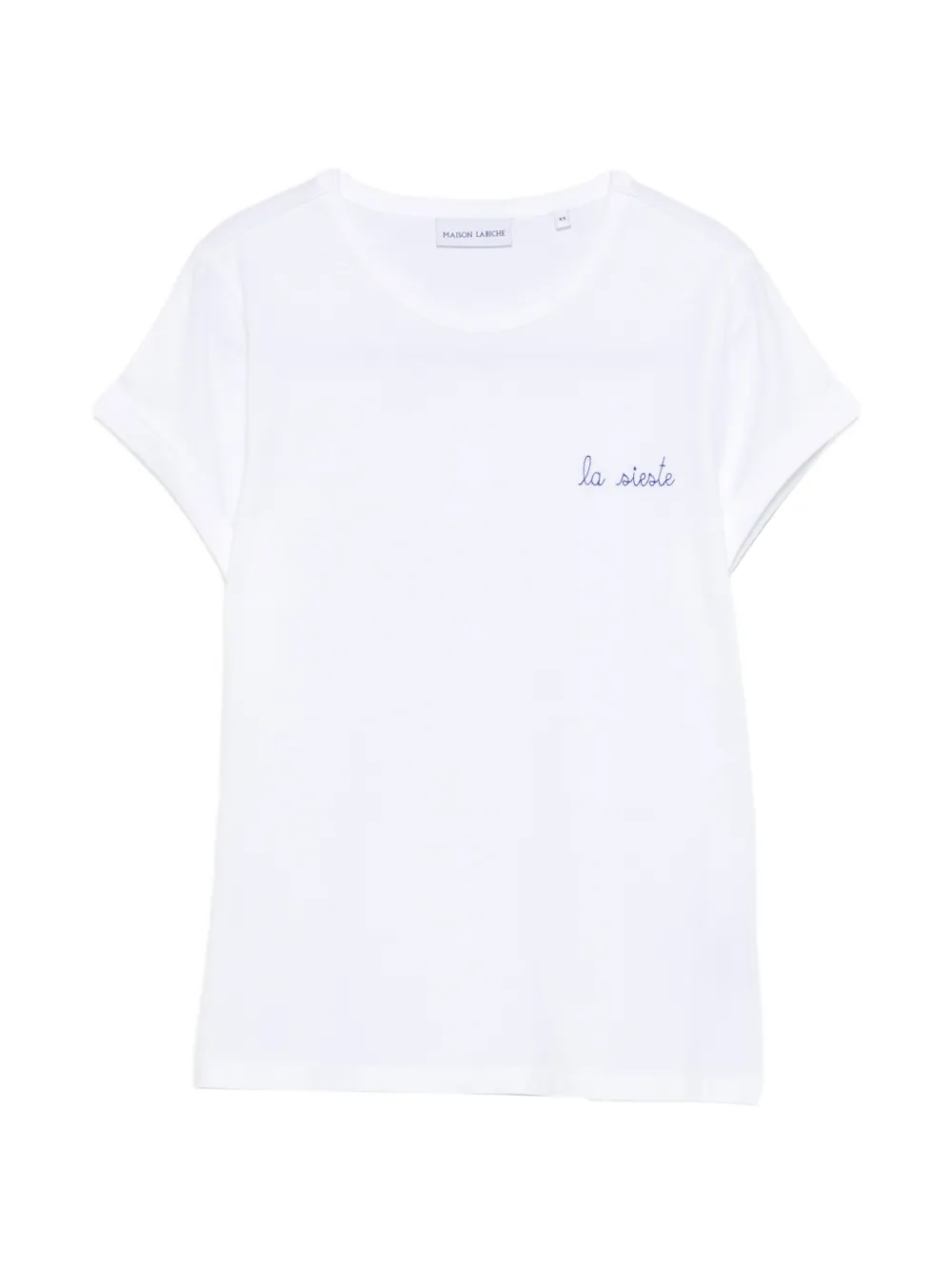 Maison Labiche lettering T-shirt - Weiß
