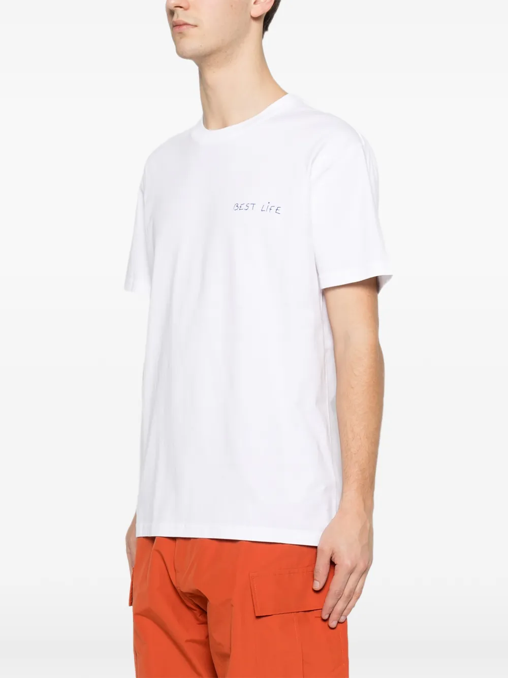  Maison Labiche Popincourt Embroidered T-shirt - White 
