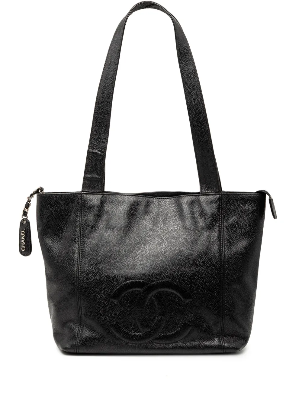 CHANEL Pre-Owned 1996-1997 CC Caviar tote bag - Nero