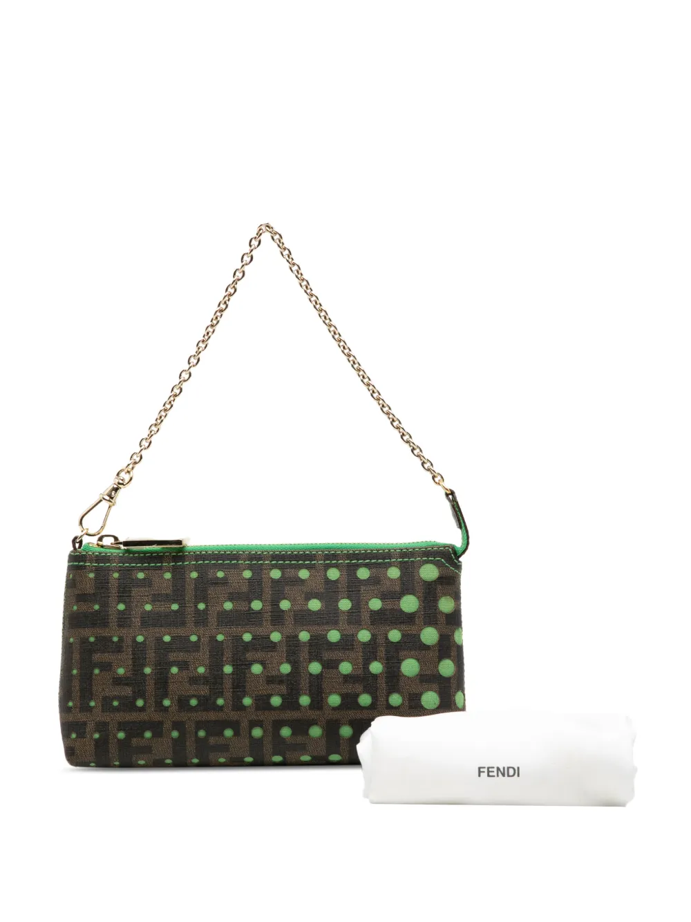 2010-2026 Zucca Spalmati Dots Chain Pochette Shoulder Bag