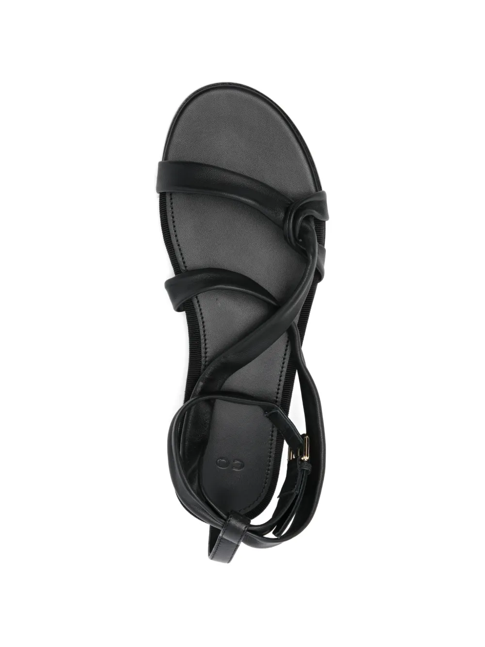 Co Sandalen met geknoopt bandje Zwart