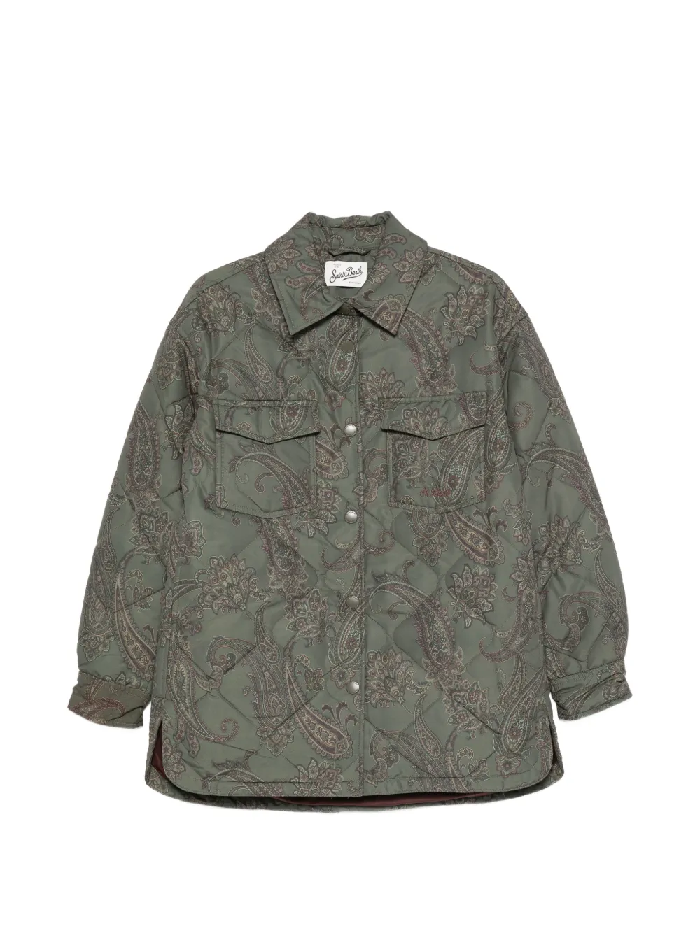 MC2 Saint Barth paisley quilted jacket - Verde