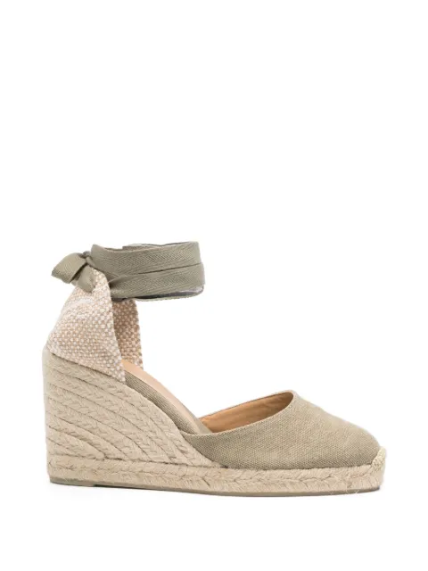Castañer espadrilles Carina à chevilles nouées