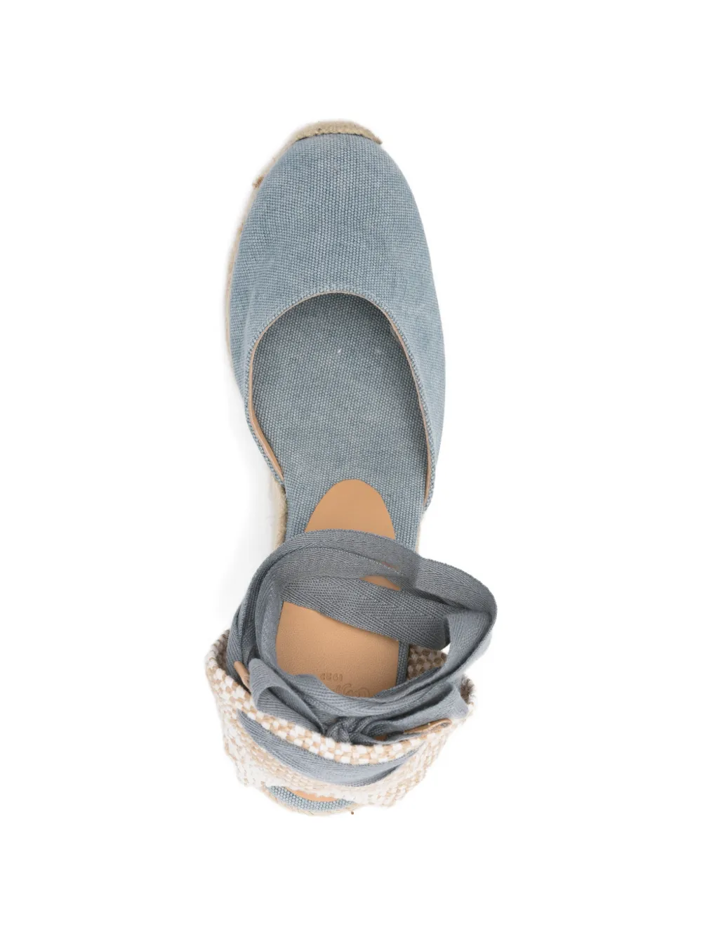 Castañer Carina espadrilles met strik Blauw