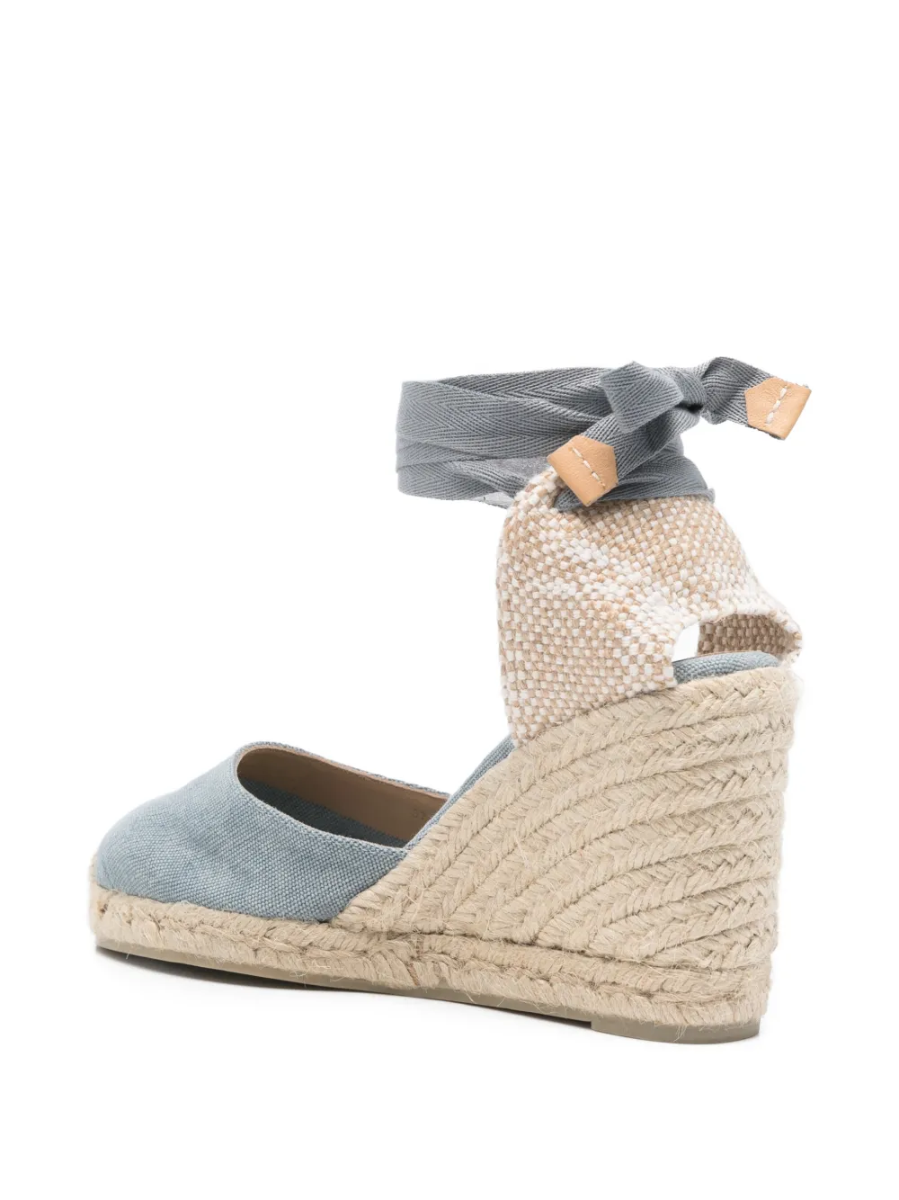 Castañer Carina espadrilles met strik Blauw