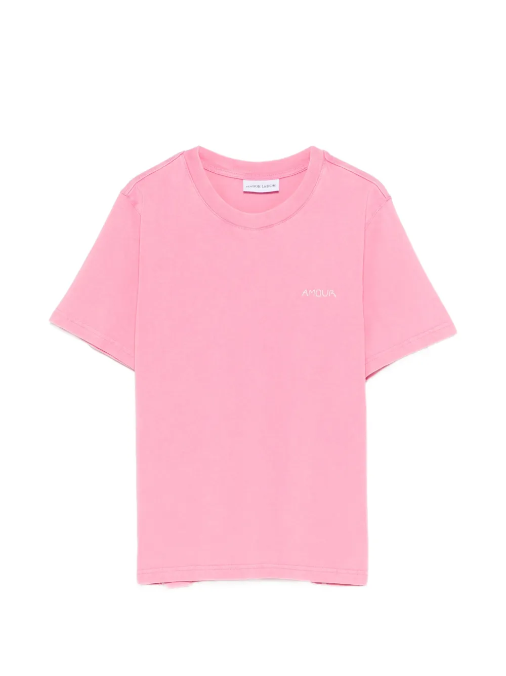 Maison Labiche lettering T-shirt - Rosa